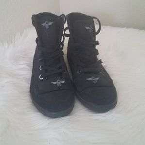 Black mono high top creative recreations